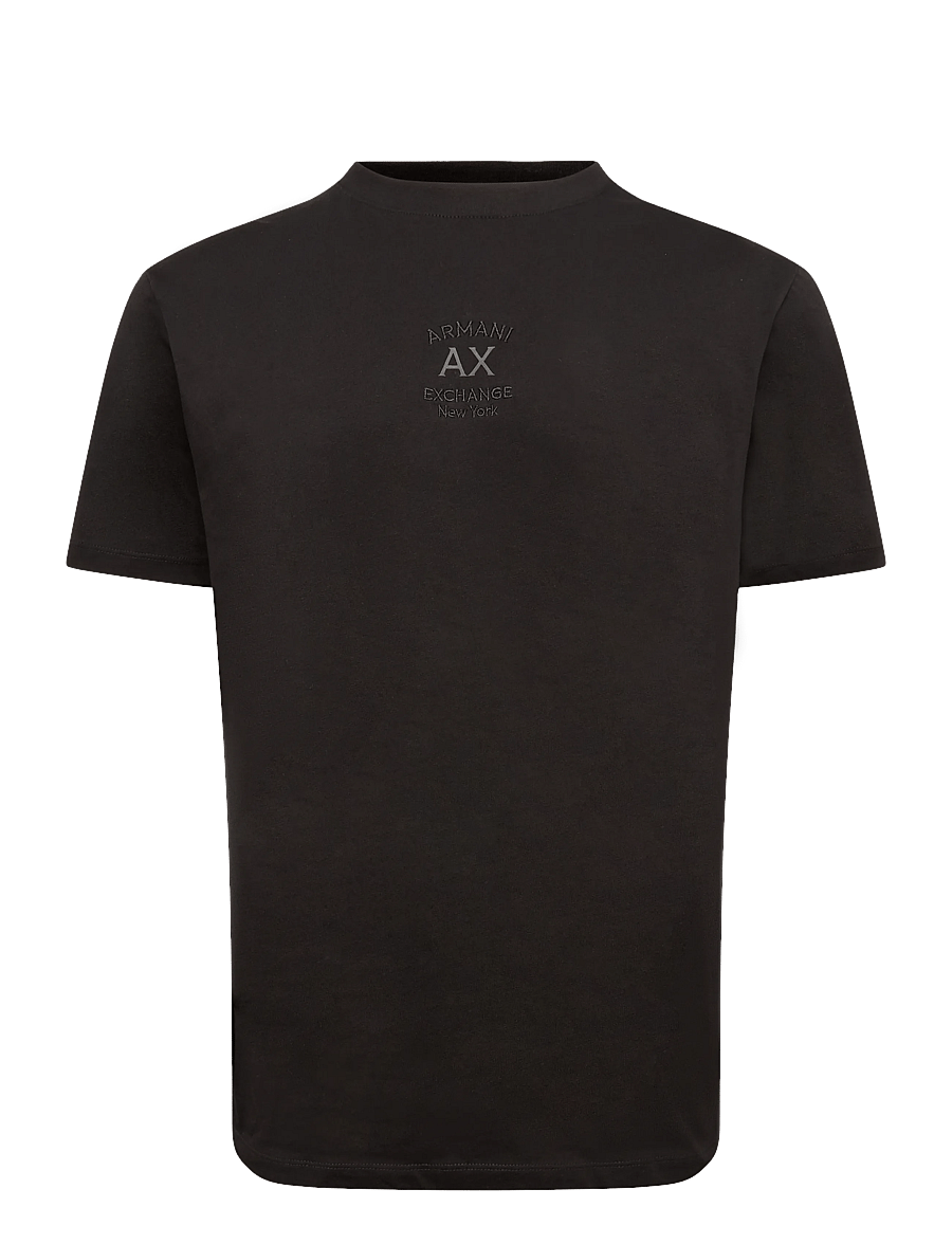 Armani Exchange - T-SHIRT - kurzärmelige t-shirts - black - 1