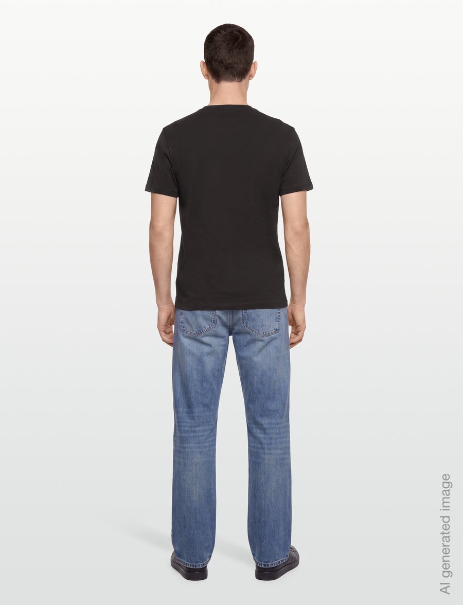 Armani Exchange - T-SHIRT - kurzärmelige t-shirts - black - 4
