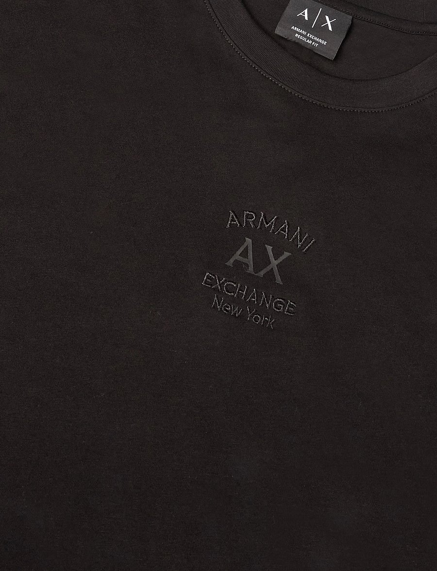 Armani Exchange - T-SHIRT - kurzärmelige t-shirts - black - 5