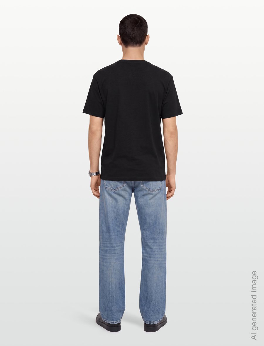Armani Exchange - T-SHIRT - kurzärmelige t-shirts - black - 4