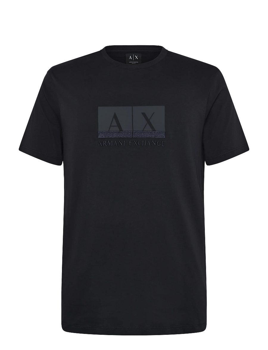 Armani Exchange - T-SHIRT - kurzärmelige t-shirts - deep navy - 0
