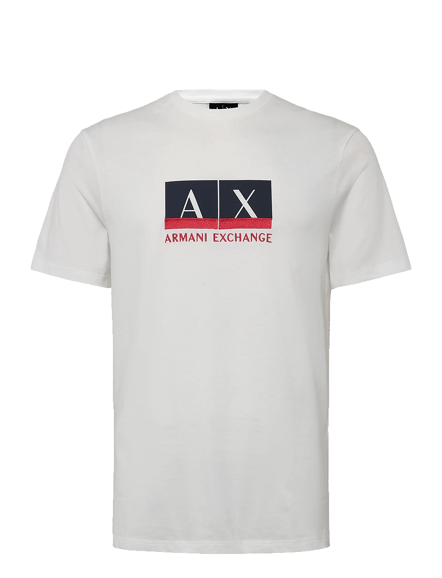 Armani Exchange - T-SHIRT - kurzärmelige t-shirts - off white - 0