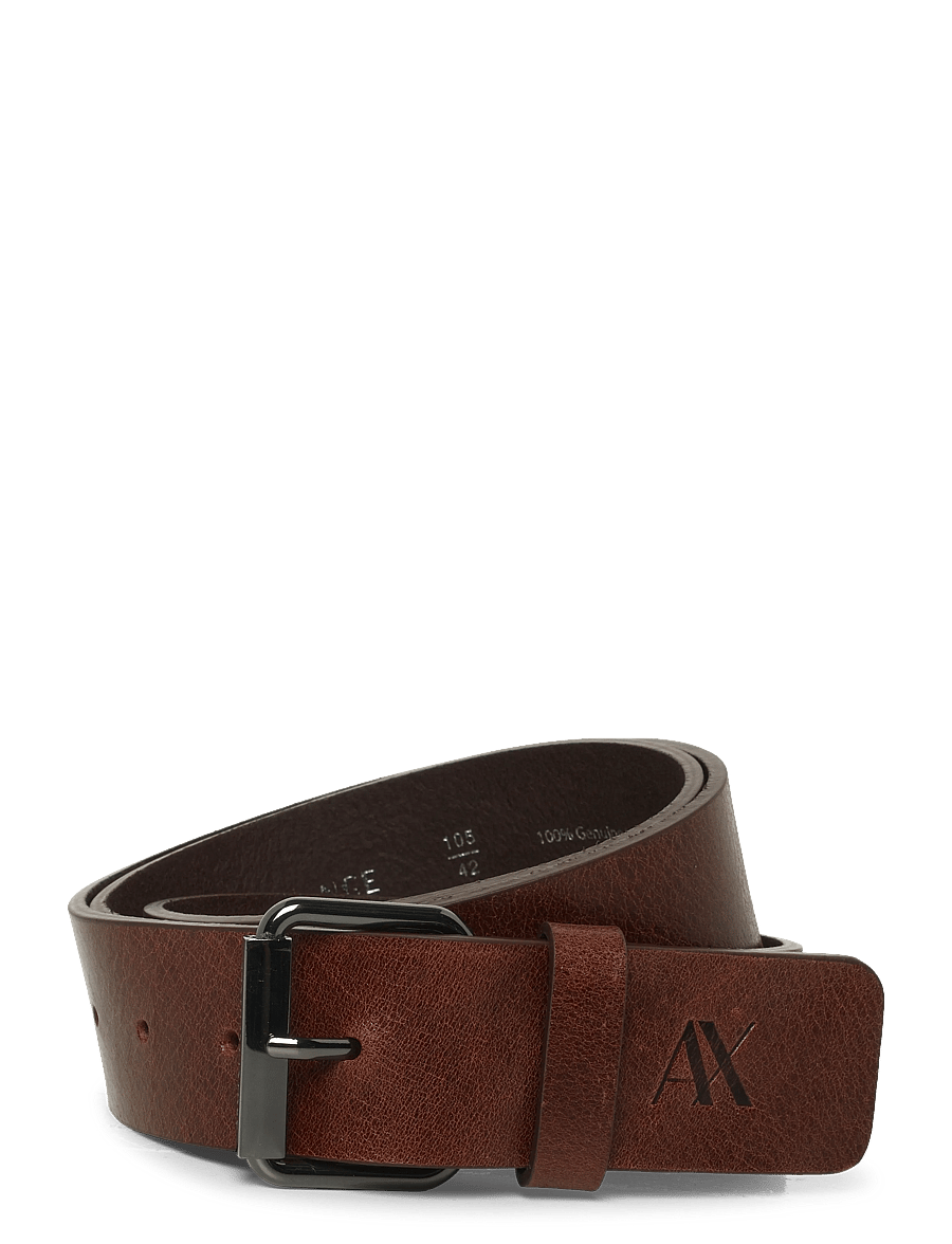 Armani Exchange - TONGUE BELT - klassiske bælter - cuoio - 0