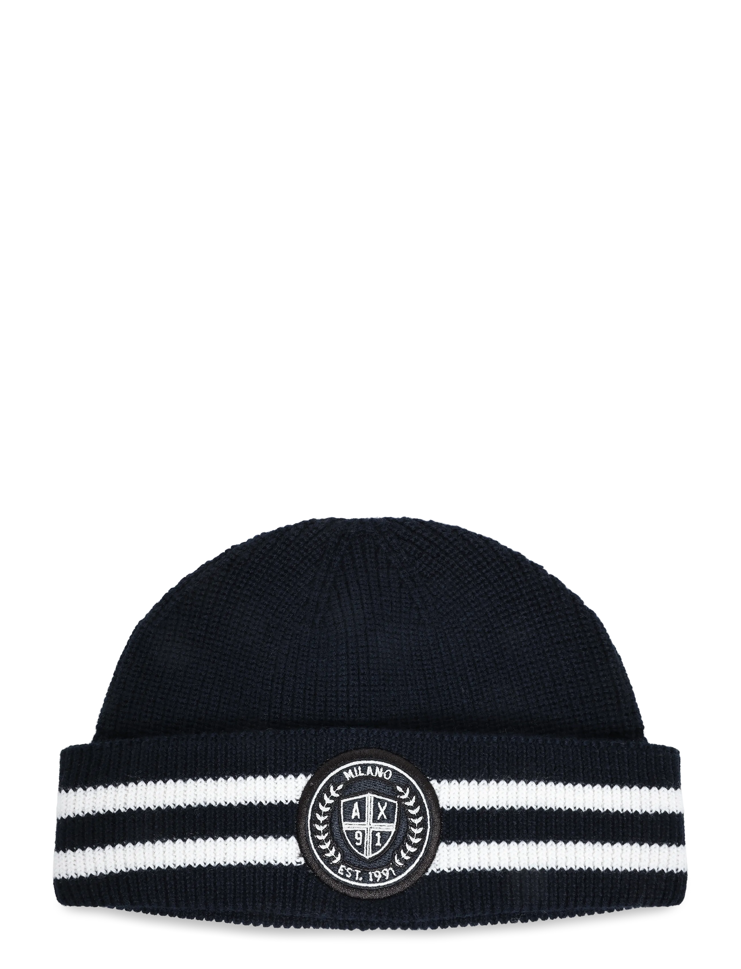 Armani Exchange BEANIE HAT - Vis alt - DEEP NAVY/VINTAGE OF / navy