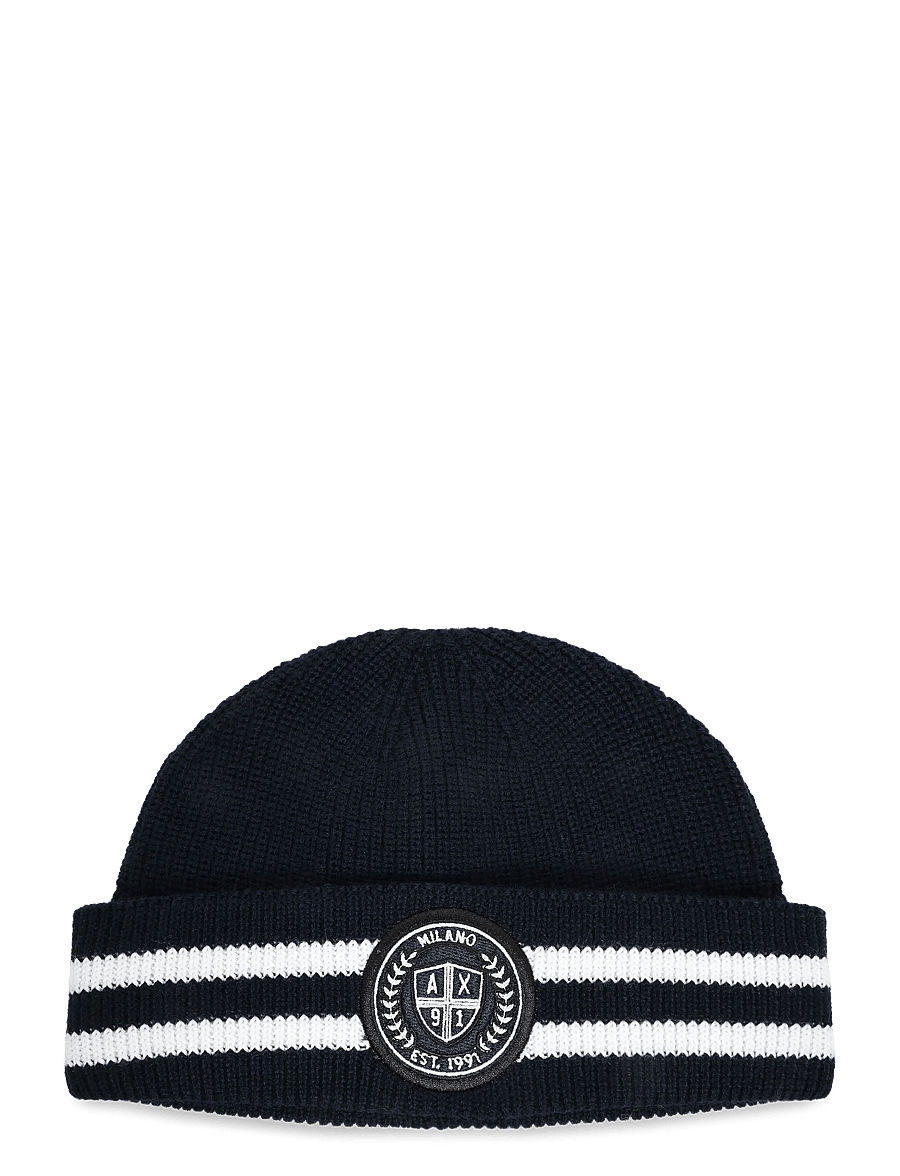 Armani Exchange - BEANIE HAT - mützen - deep navy/vintage of - 0