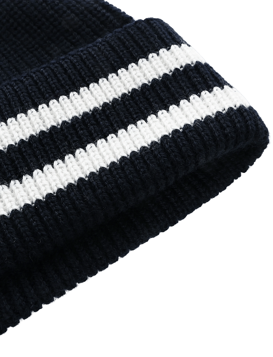 Armani Exchange - BEANIE HAT - mützen - deep navy/vintage of - 2