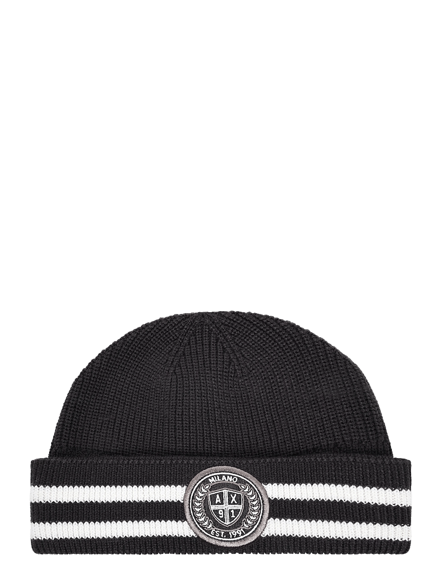 Armani Exchange - BEANIE HAT - mützen - licorice/vintage off - 0