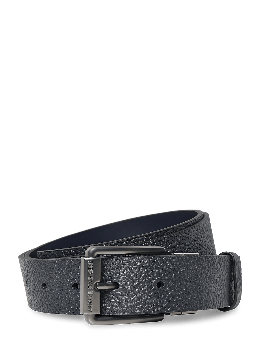 Armani Exchange - TONGUE BELT - klassische gürtel - black/navy - 0
