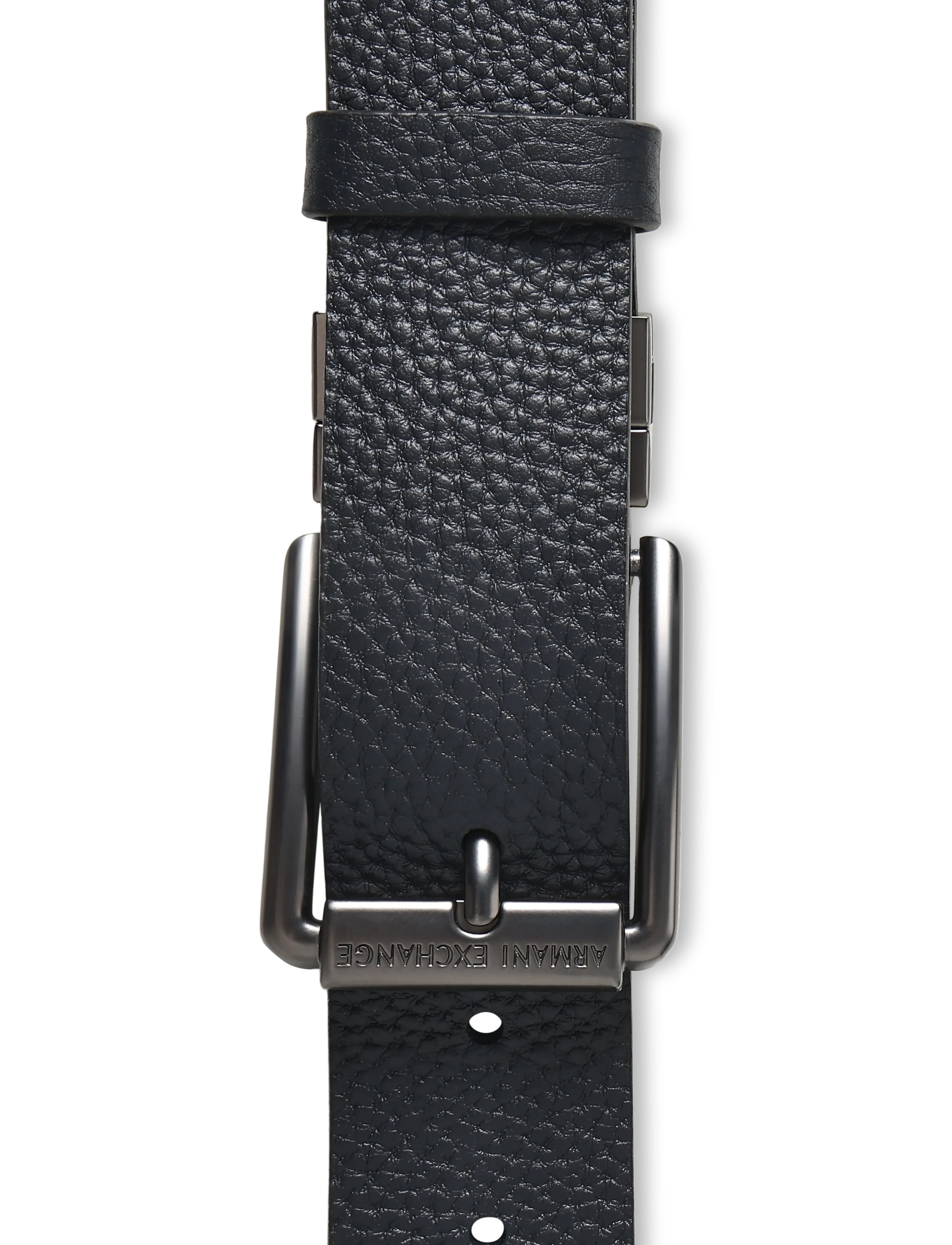 Armani Exchange - TONGUE BELT - black/navy - 2