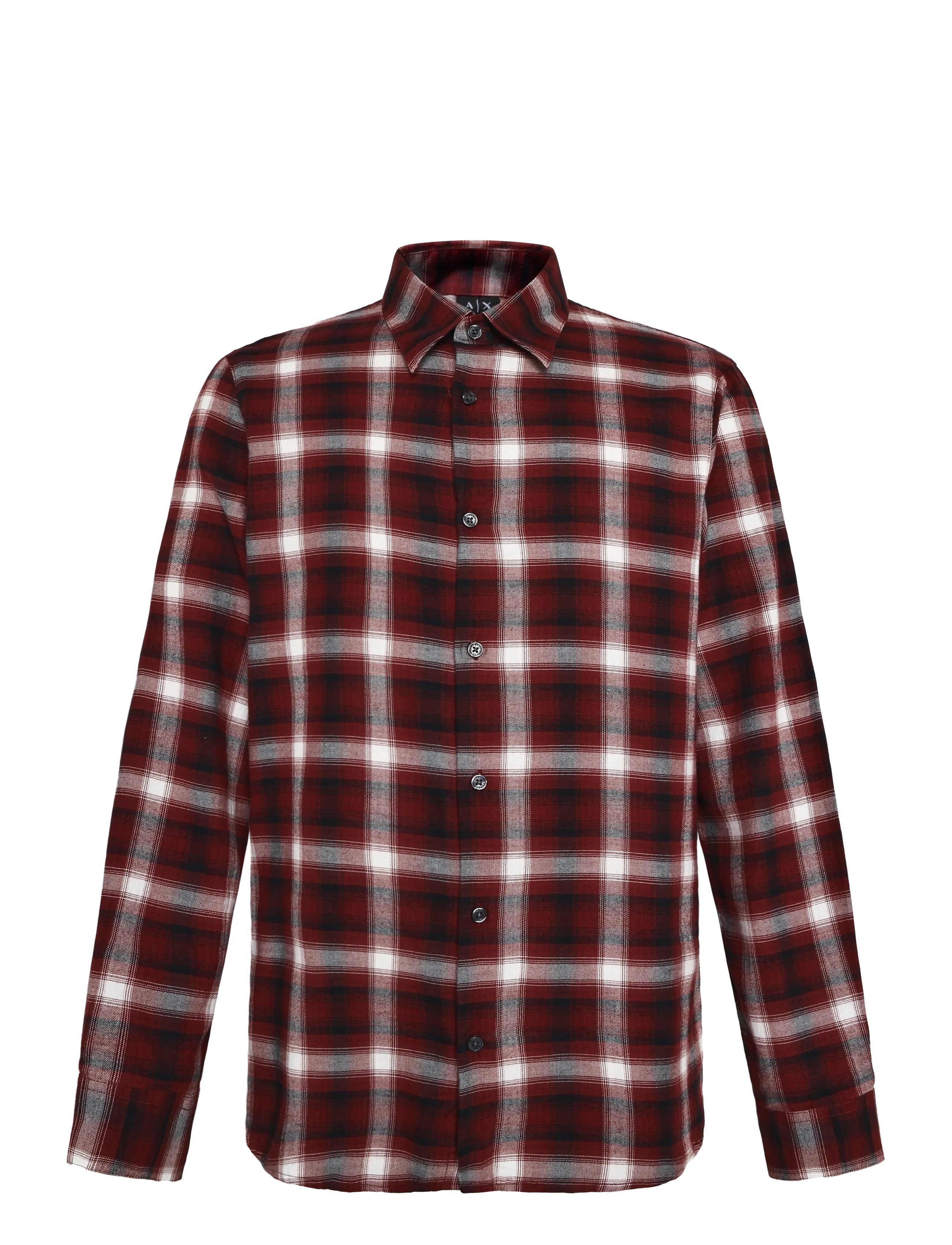 Armani Exchange SHIRT - Ruudulised särgid - ANDORRA CHECK / burgundy