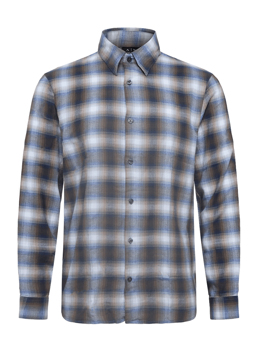 Armani Exchange - SHIRT - flanell-hemden - check allover - 0