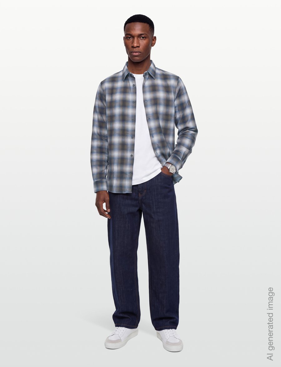 Armani Exchange - SHIRT - flanellsärgid - check allover - 0