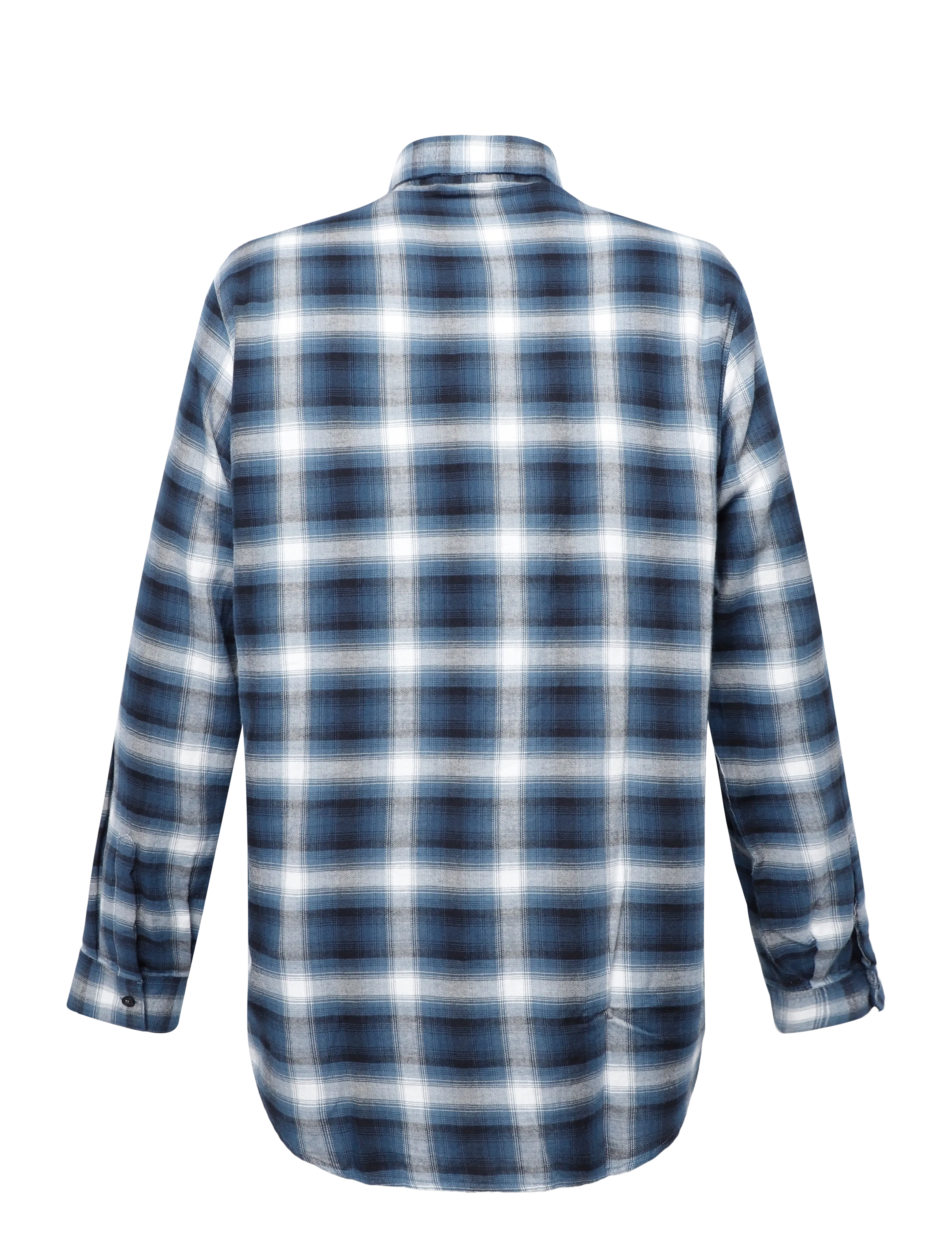 Armani Exchange - SHIRT - flannel-skjorter - deep navy check - 1