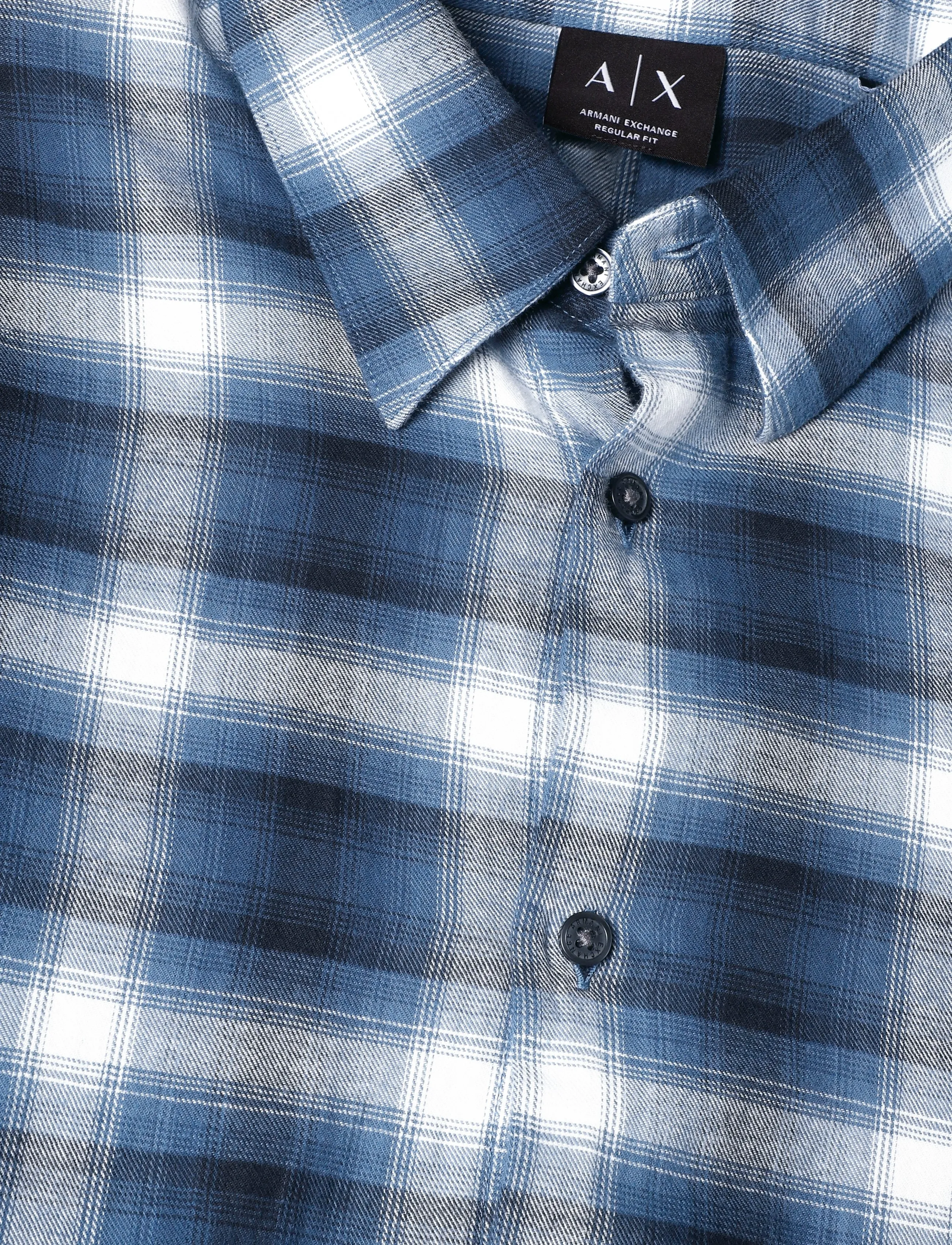 Armani Exchange - SHIRT - flannel-skjorter - deep navy check - 2