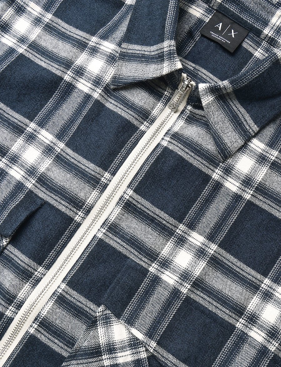 Armani Exchange - SHIRT - ruudulised särgid - deep navy check ao1 - 2