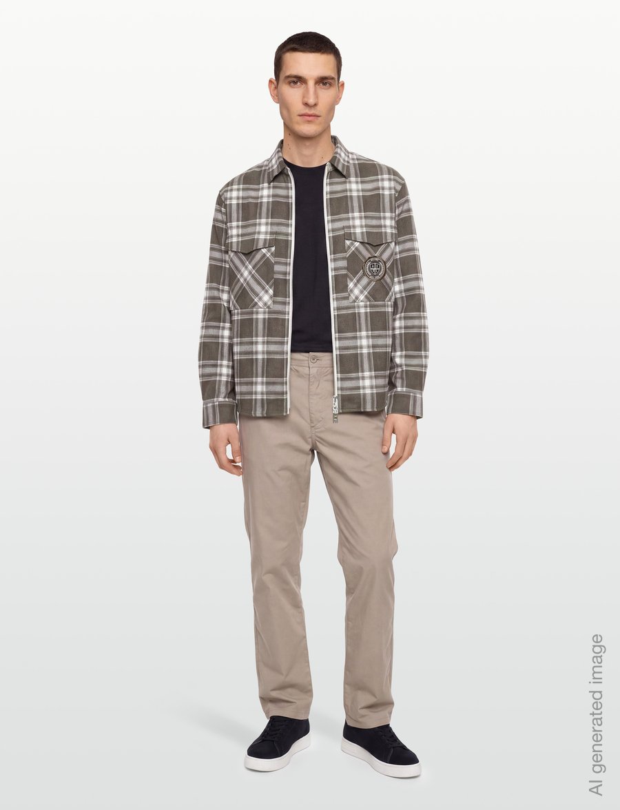 Armani Exchange - SHIRT - karierte hemden - licorice check ao8 - 0