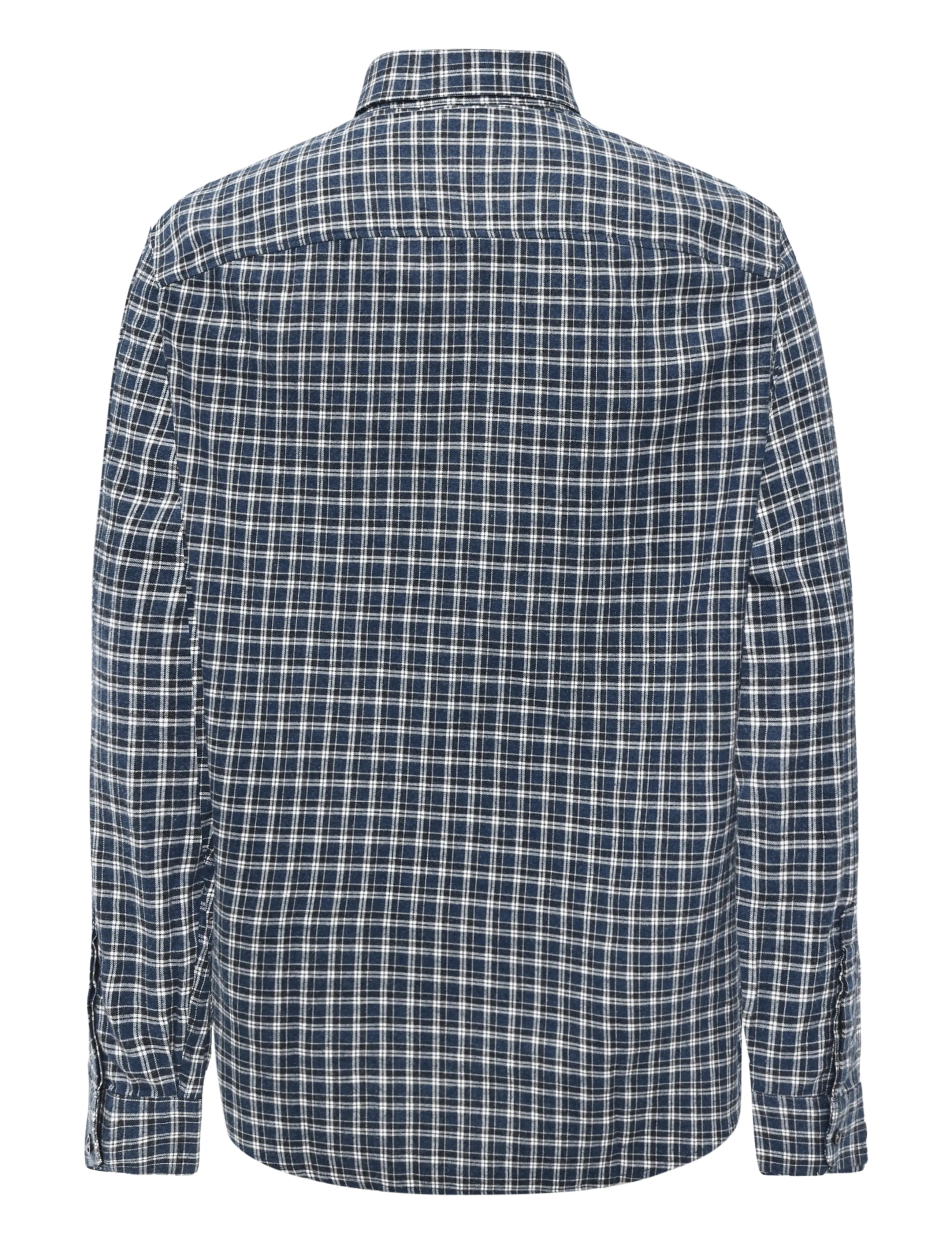 Armani Exchange - SHIRT - flanell-hemden - blue melange check - 1