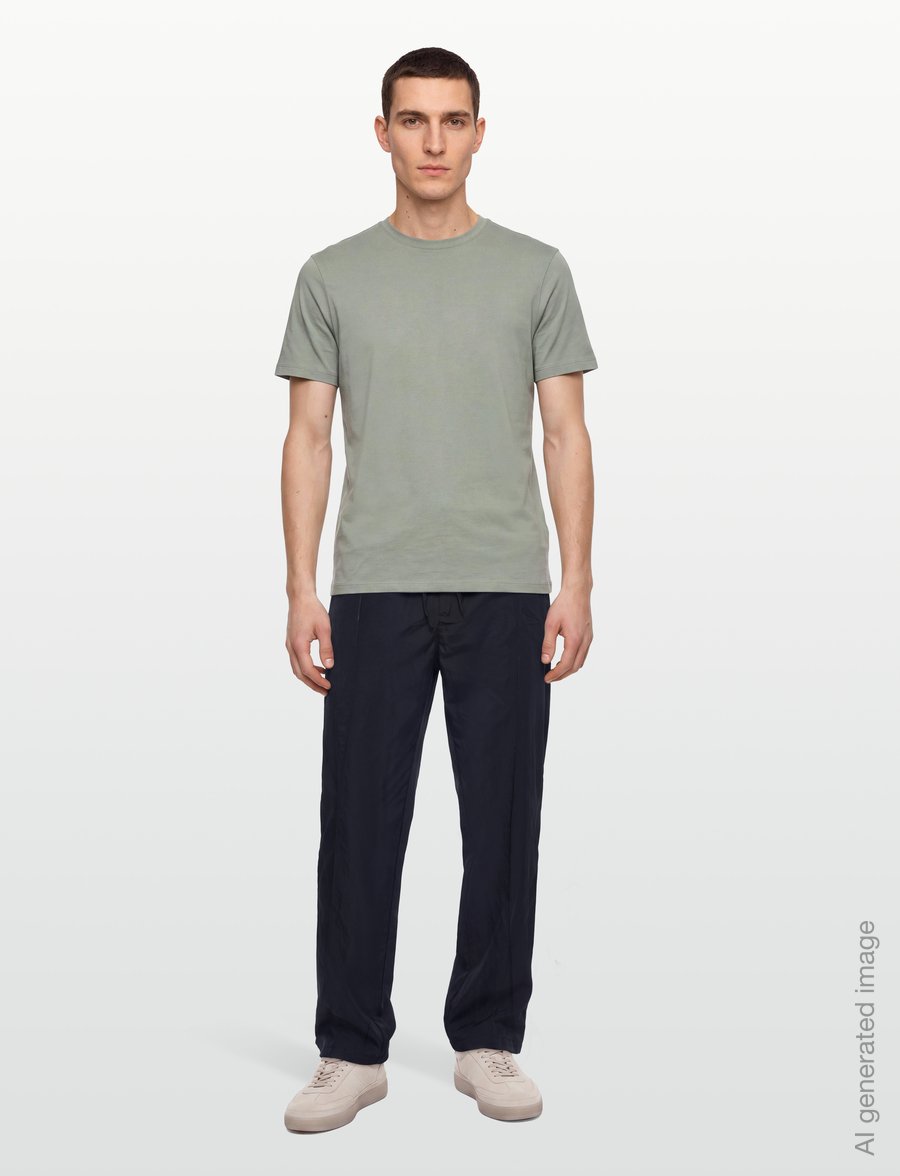 Armani Exchange - TROUSER - freizeithosen - deep navy - 0