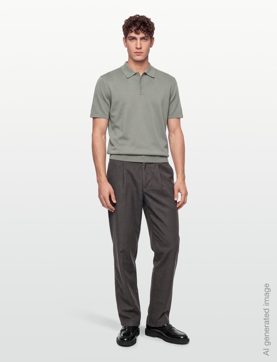 Armani Exchange - TROUSER - freizeithosen - falcon - 0