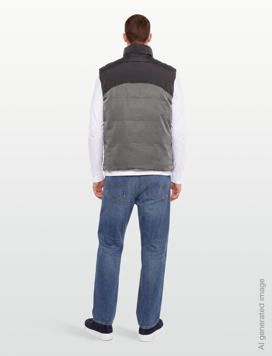 Armani Exchange - SLEEVELESS TOP - westen - licorice/falcon - 4