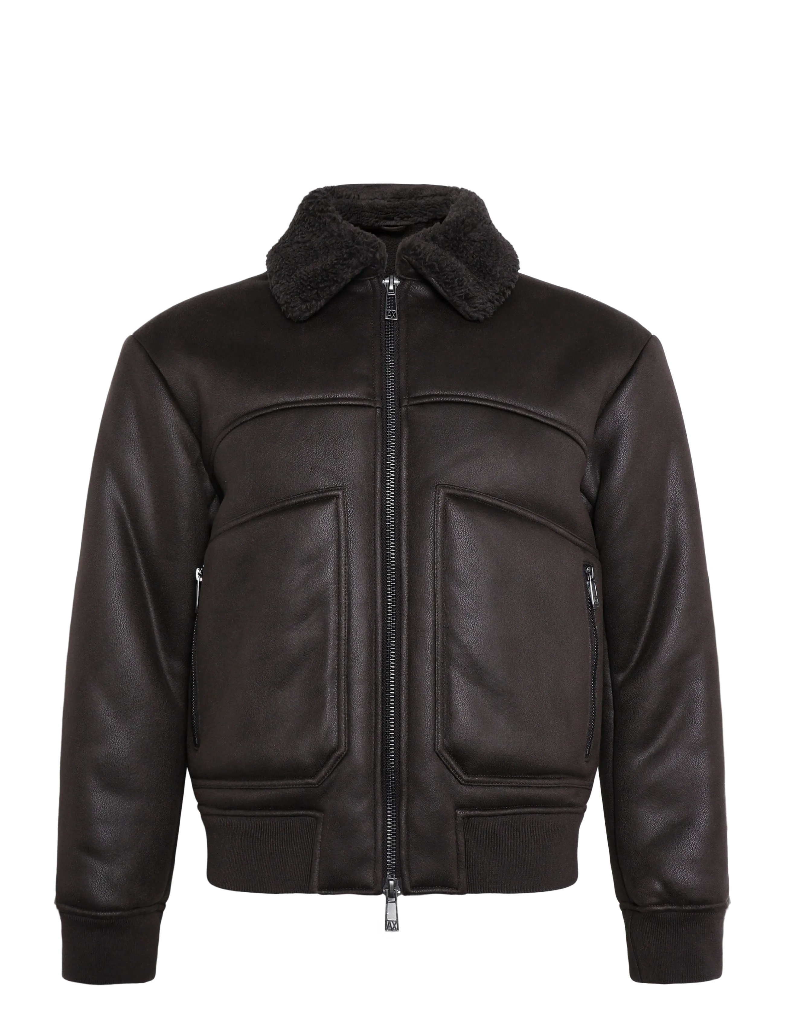 Armani Exchange BLOUSON JACKET - Jackor - LICORICE / brown