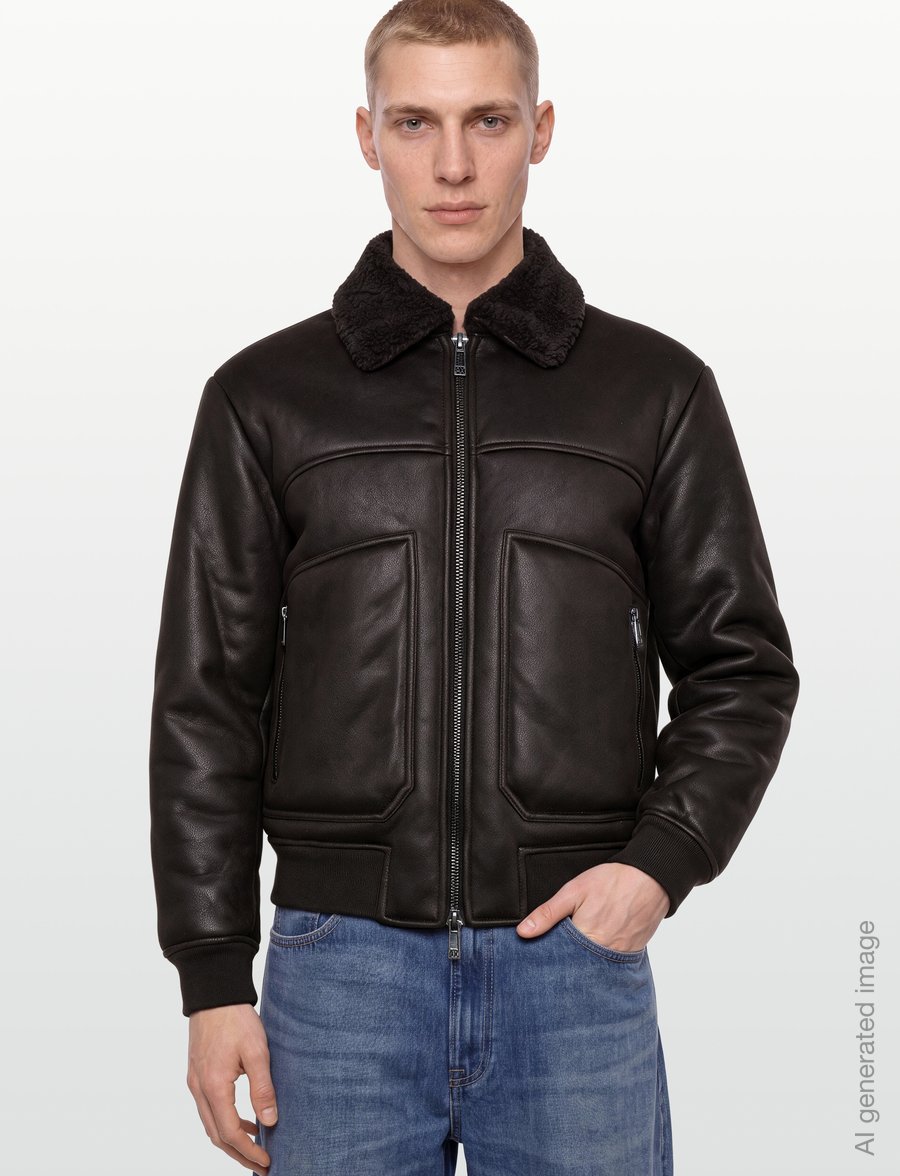 Armani Exchange - BLOUSON JACKET - herbstjacken - licorice - 3