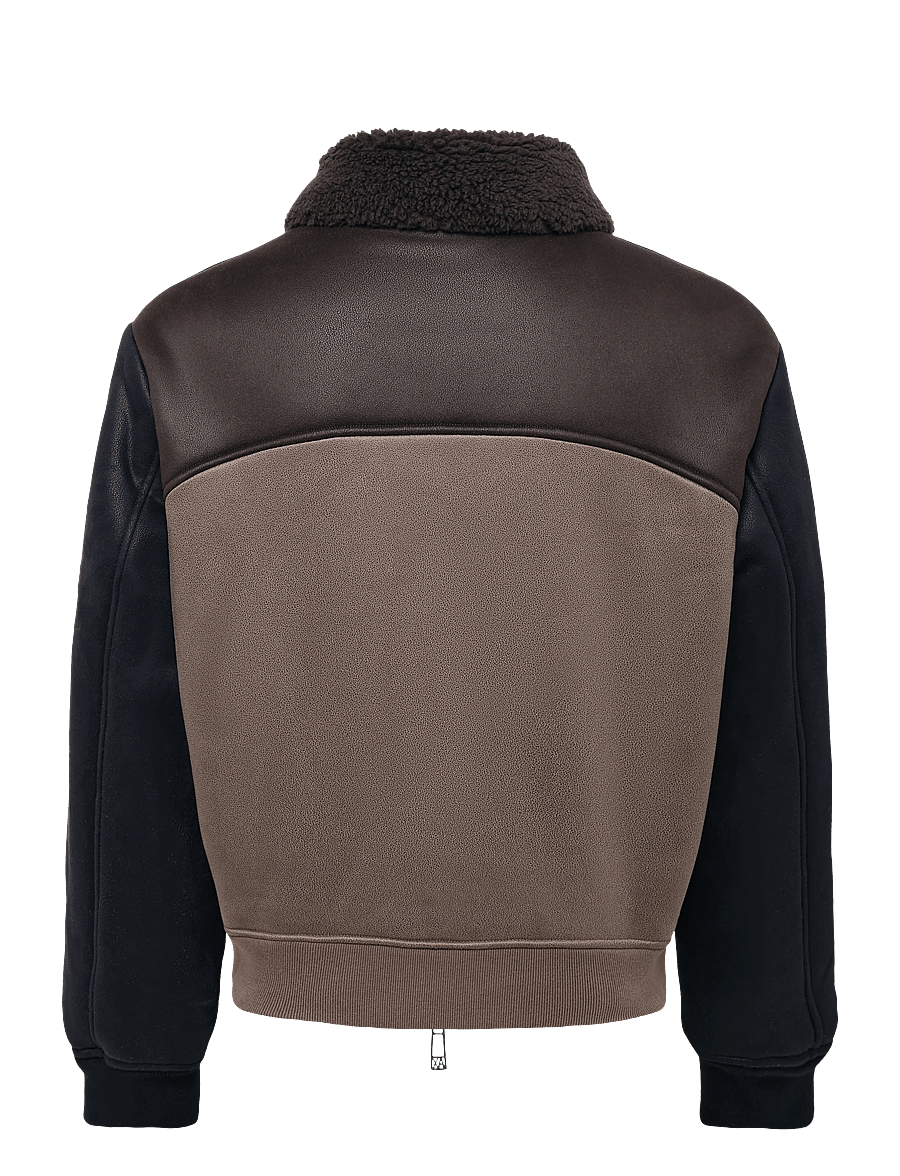 Armani Exchange - BLOUSON JACKET - höstjackor - licorice/falcon/deep - 1