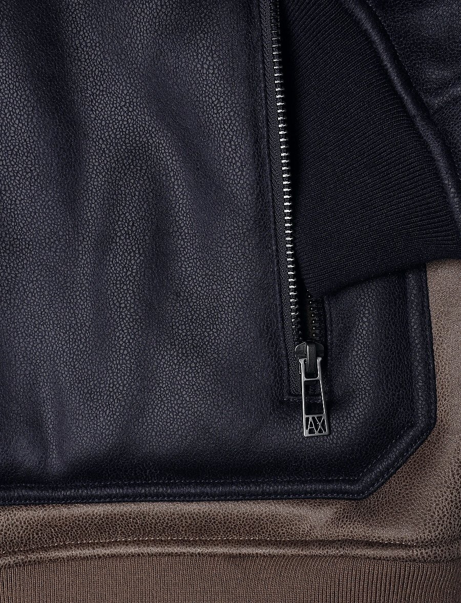 Armani Exchange - BLOUSON JACKET - höstjackor - licorice/falcon/deep - 3