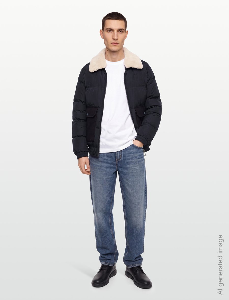 Armani Exchange - DOWN JACKET - fall jackets - deep navy - 0