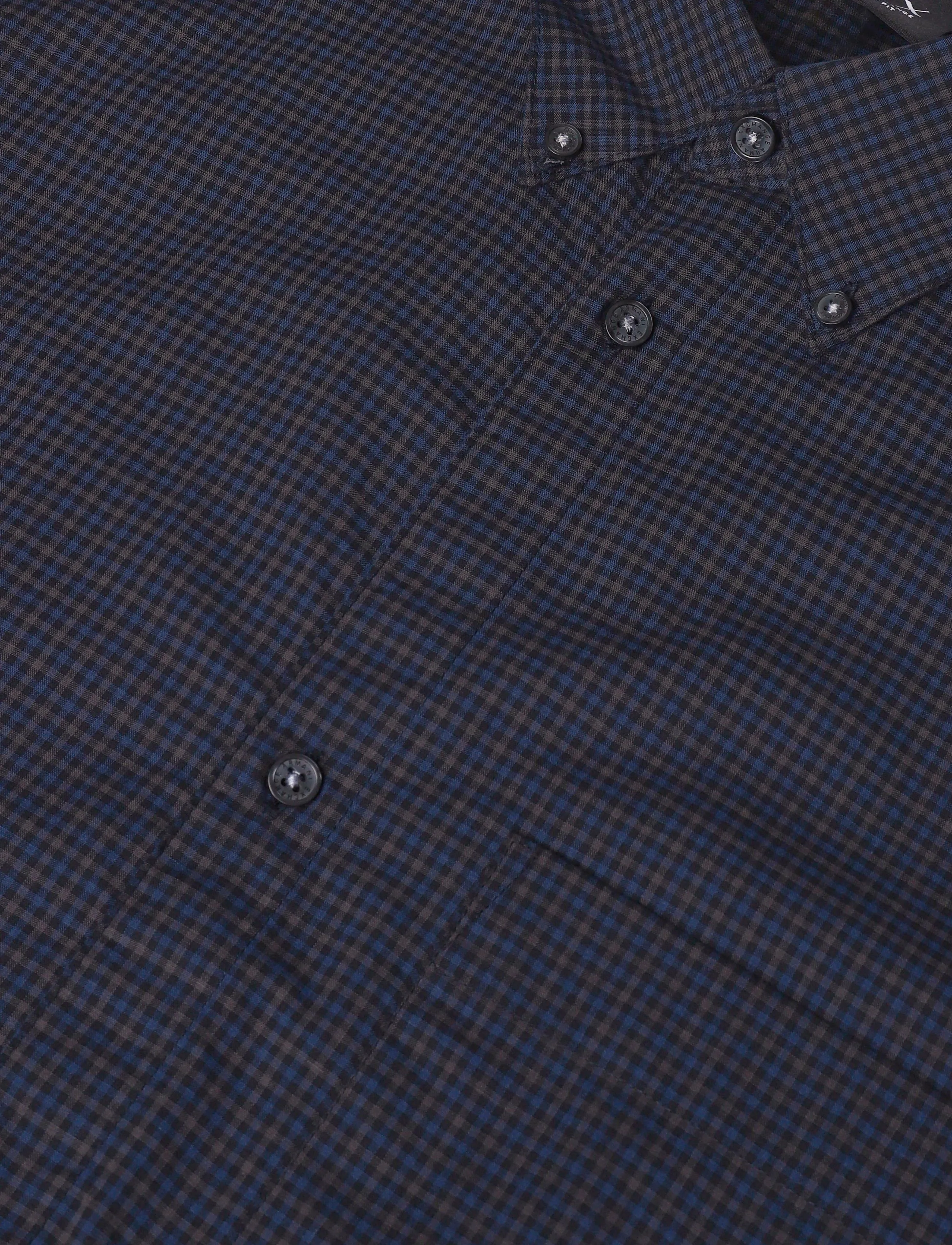Armani Exchange - SHIRT - blue check - 2