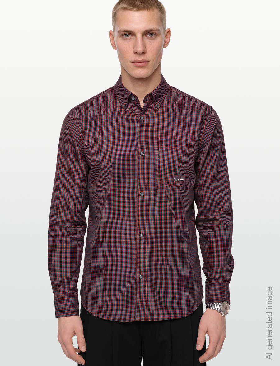 Armani Exchange - SHIRT - checkered shirts - bossa nova check - 3