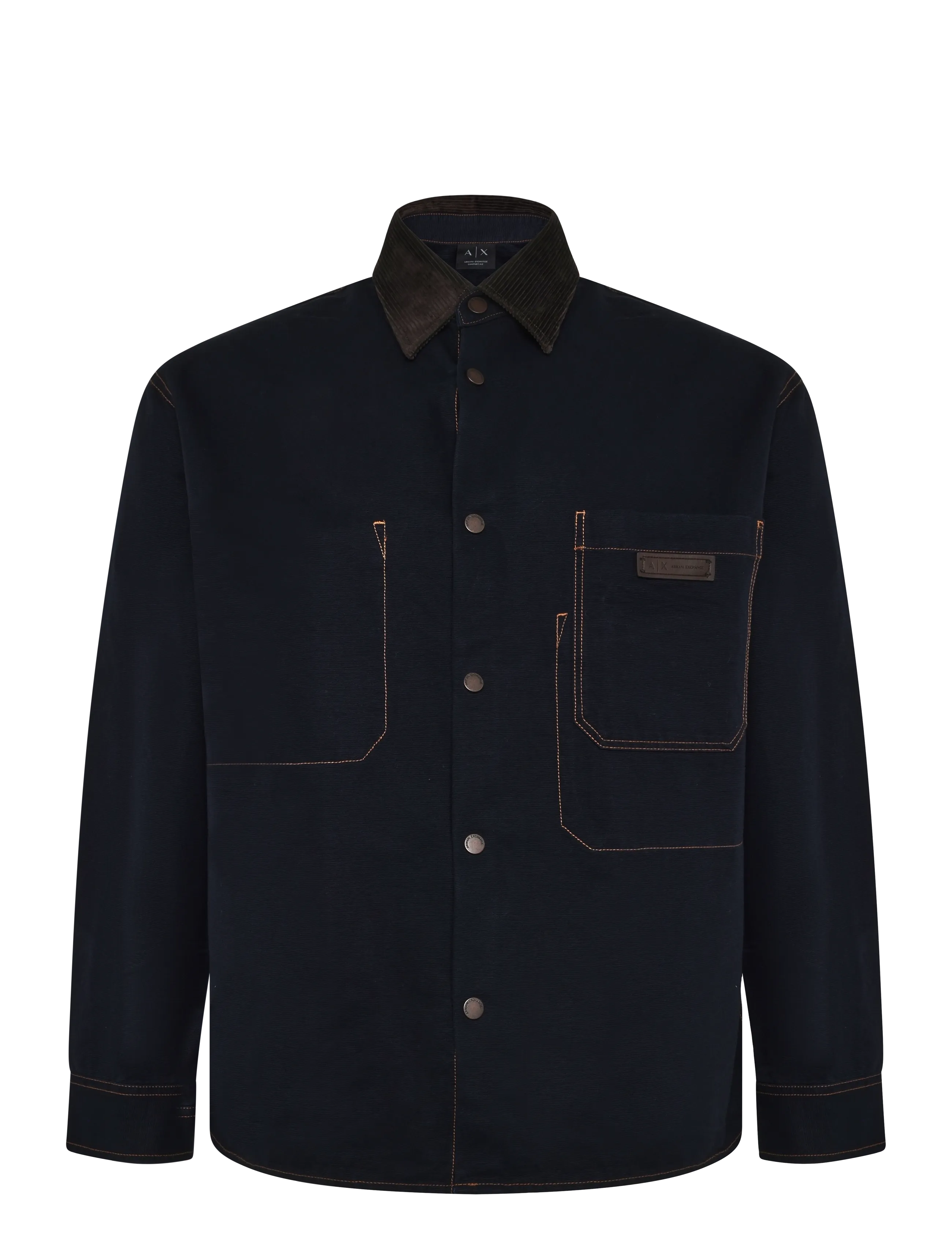 Armani Exchange SHIRT - Overshirts - DEEP NAVY/LICORICE / navy
