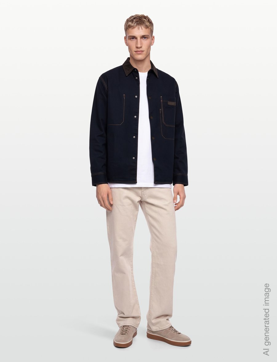 Armani Exchange - SHIRT - overshirts - deep navy/licorice - 0