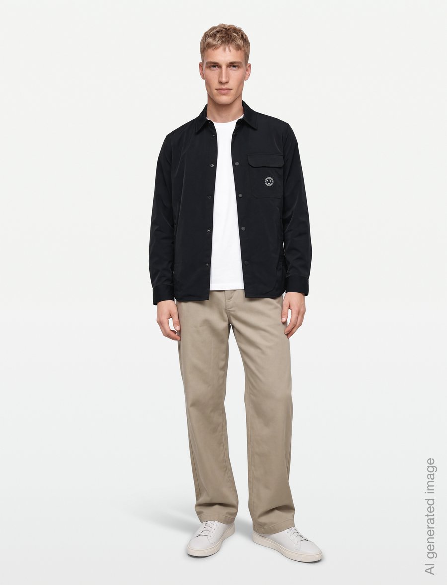 Armani Exchange - SHIRT - casual skjorter - black - 0