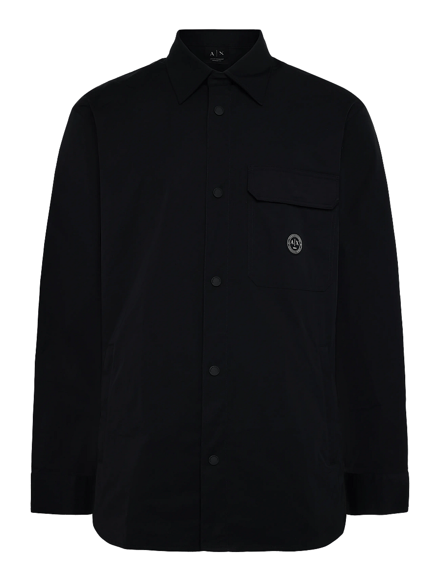 Armani Exchange - SHIRT - vabaajasärgid - deep navy - 0