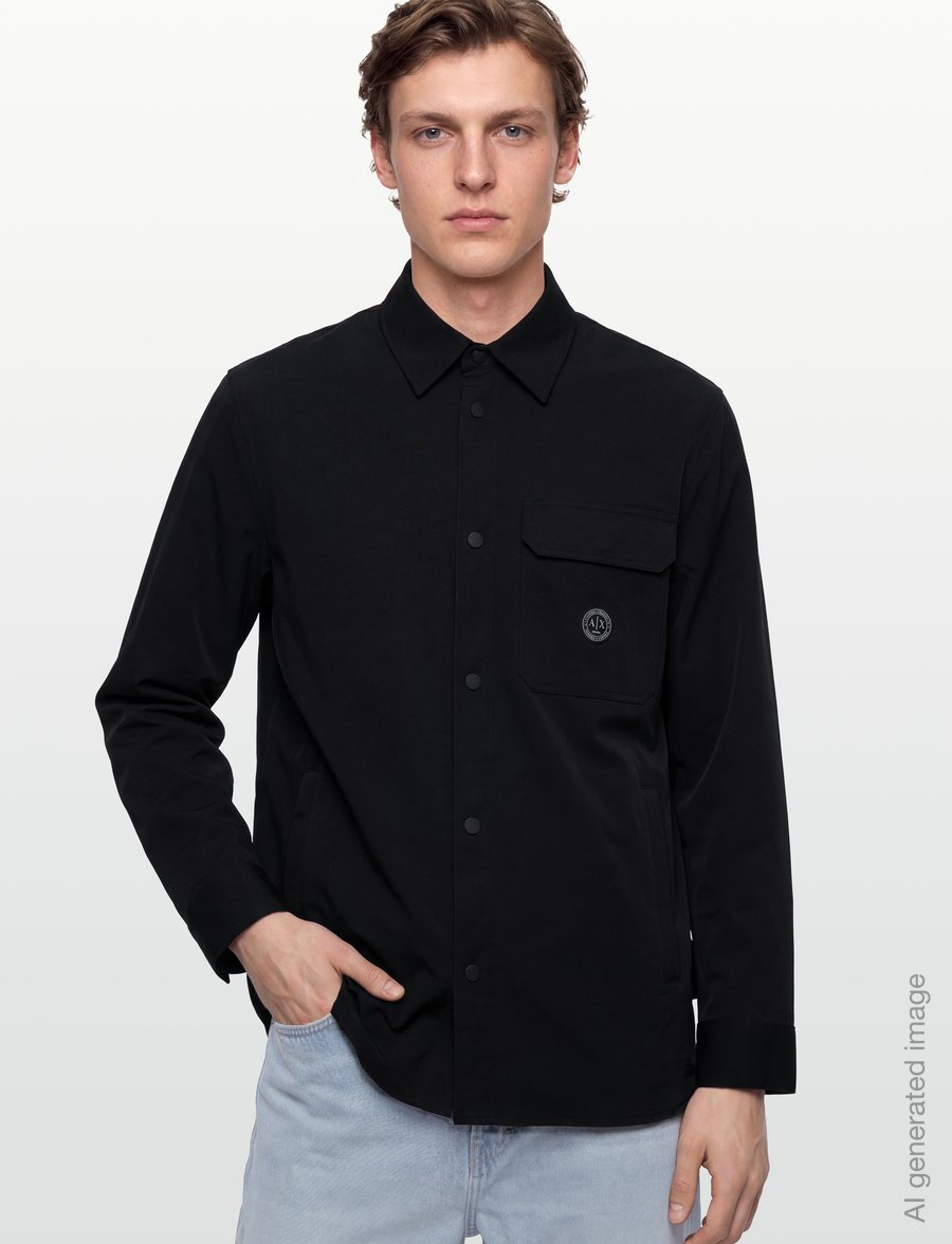 Armani Exchange - SHIRT - freizeithemden - deep navy - 3