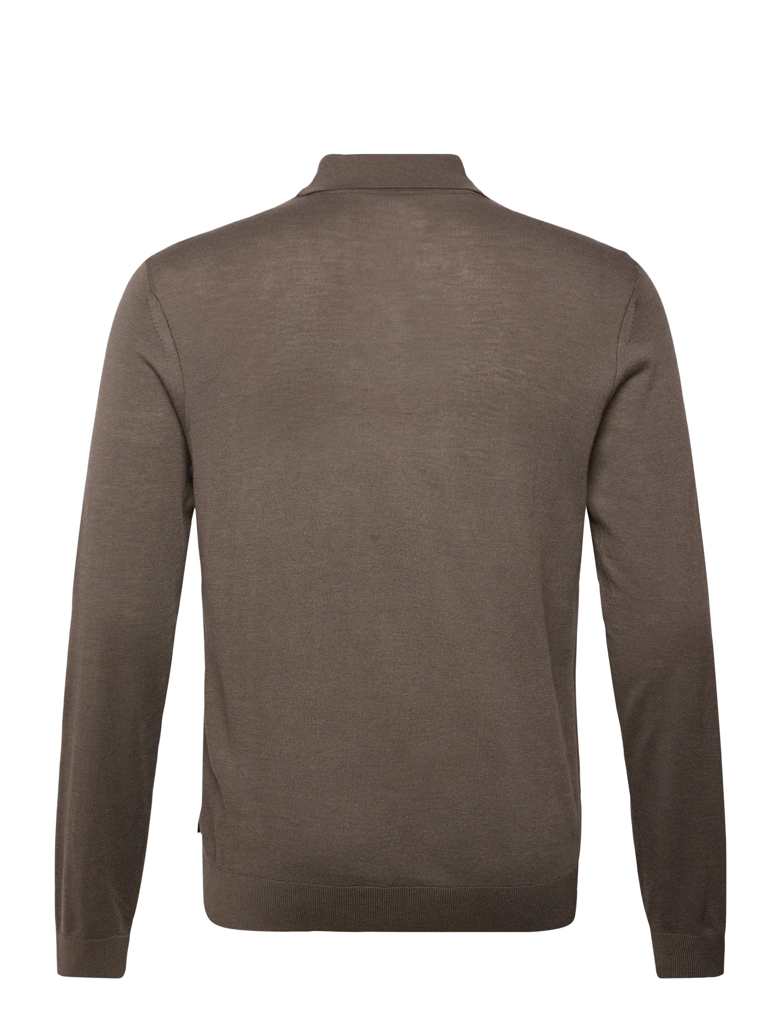 Armani Exchange - KNIT POLO - långärmade stickade pikétröjor - falcon - 1