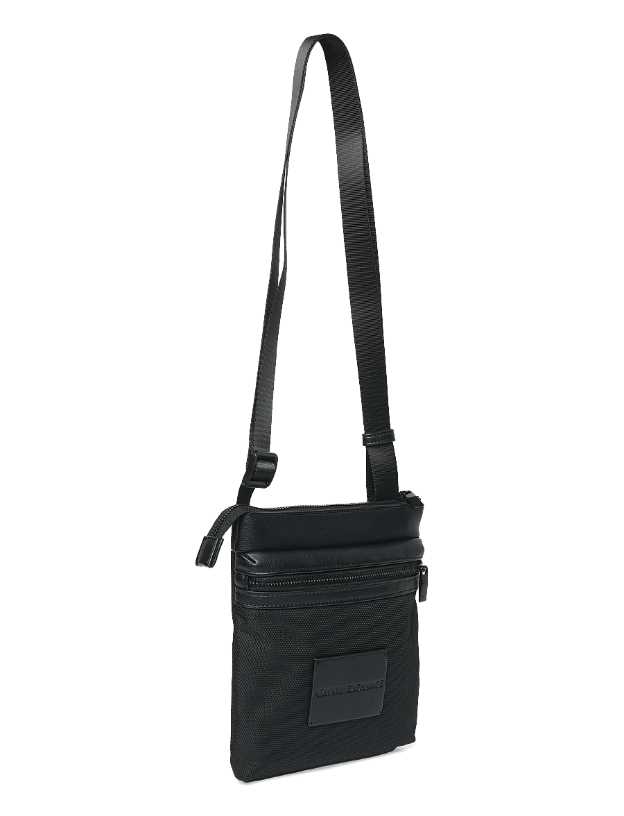 Armani Exchange - MESSENGER BAG - Õlakotid - black / black - 2