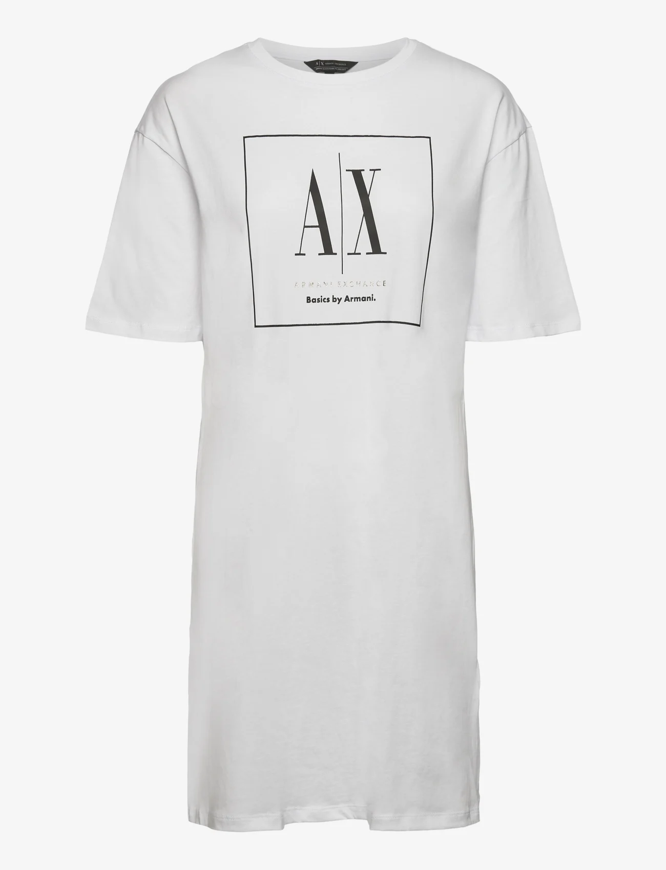 Armani Exchange - DRESS - t-skjortekjoler - 1000-optic white - 0