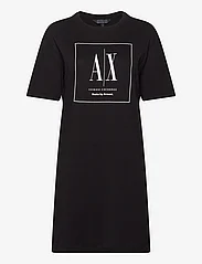 Armani Exchange - DRESS - t-shirt-kleider - 1200-black - 0