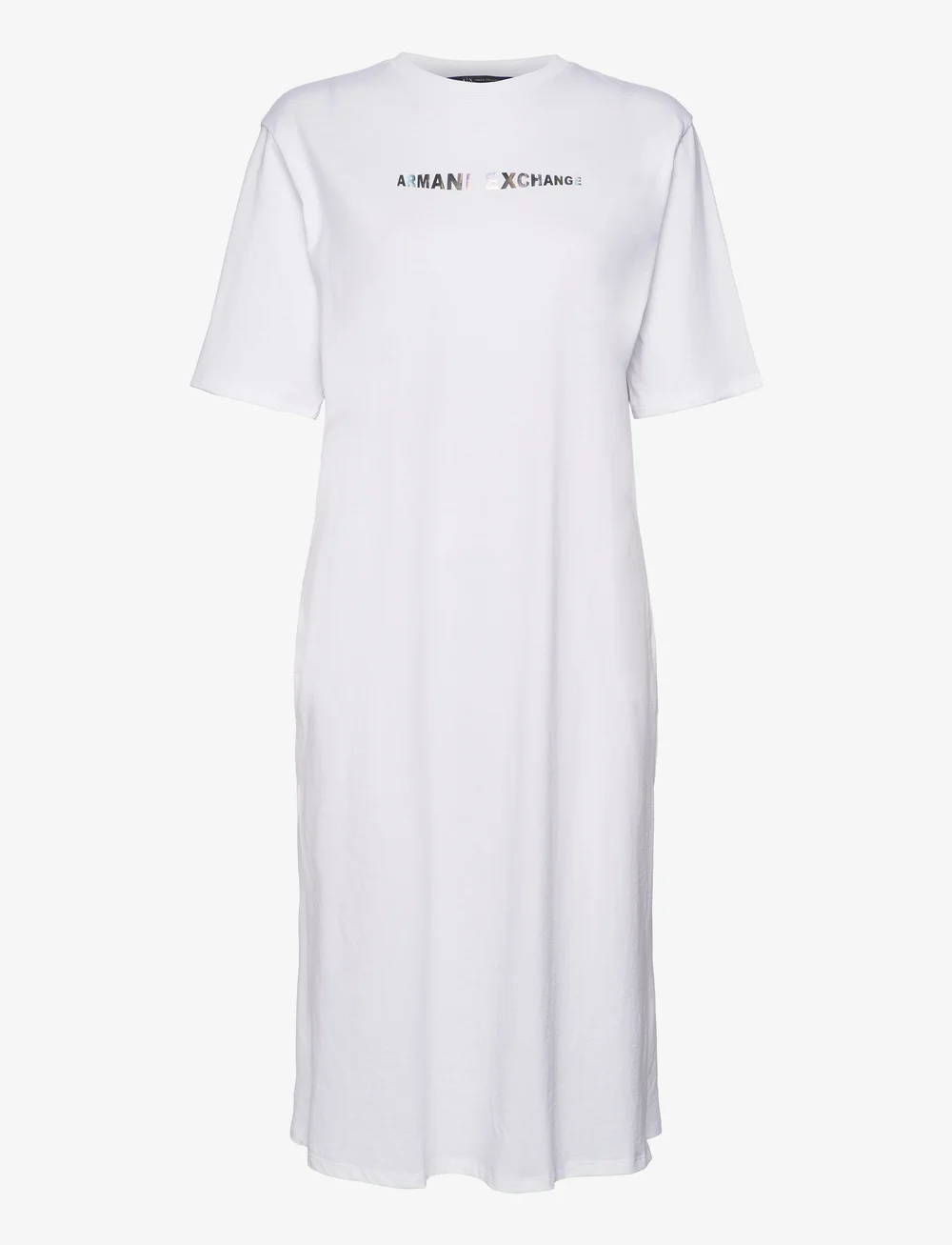 Armani exchange white dress deals