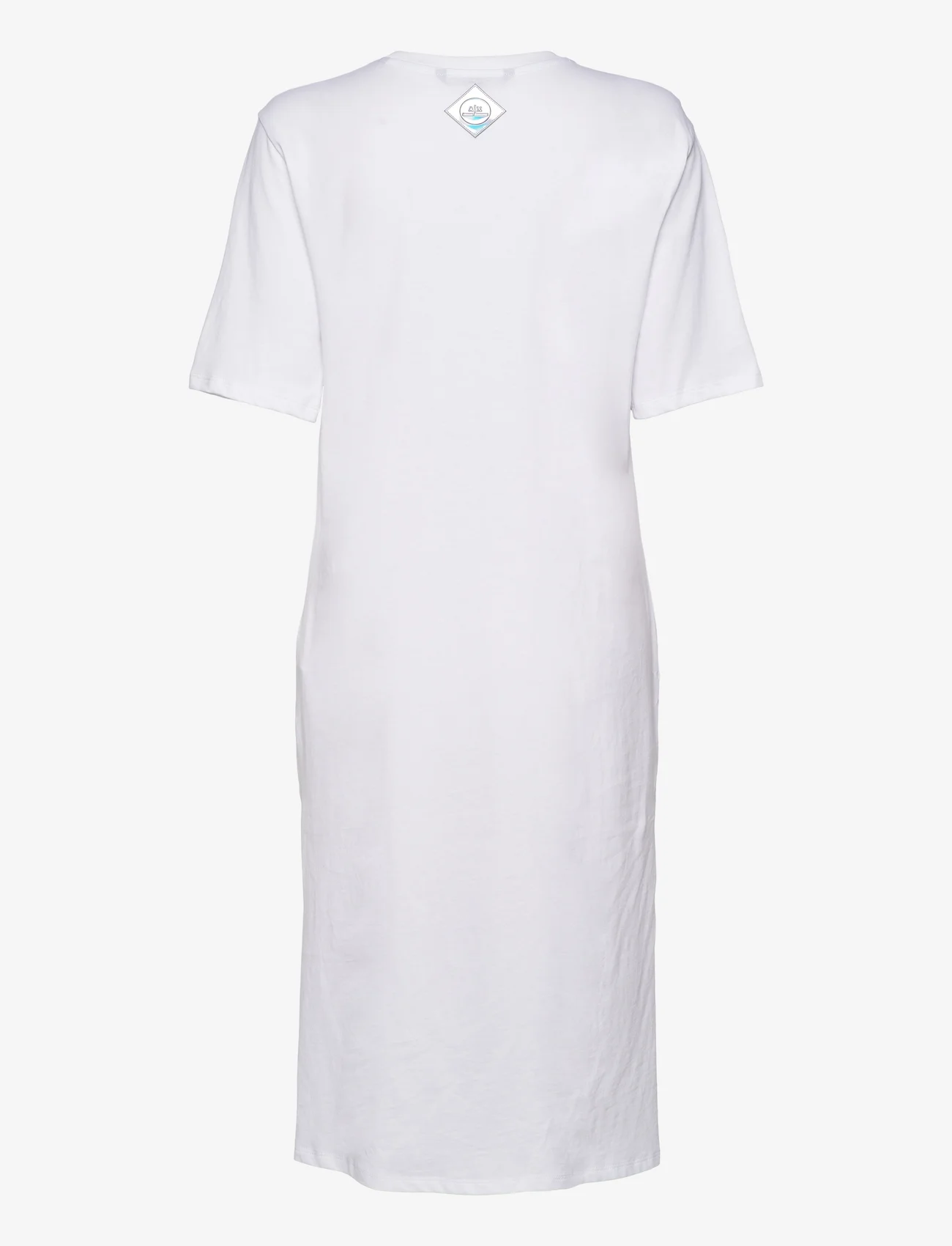 Armani Exchange - DRESS - t-shirt dresses - 1000-optic white - 1