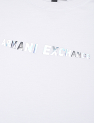 Armani Exchange - DRESS - t-shirt-kleider - 1000-optic white - 4