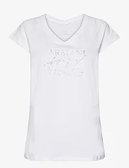 Armani Exchange - T-SHIRT - t-shirts - 1000-optic white - 0