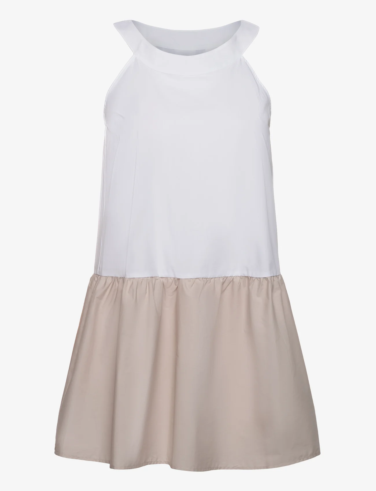 Armani Exchange - DRESS - summer dresses - 71ag-opt white/aura colbl - 0