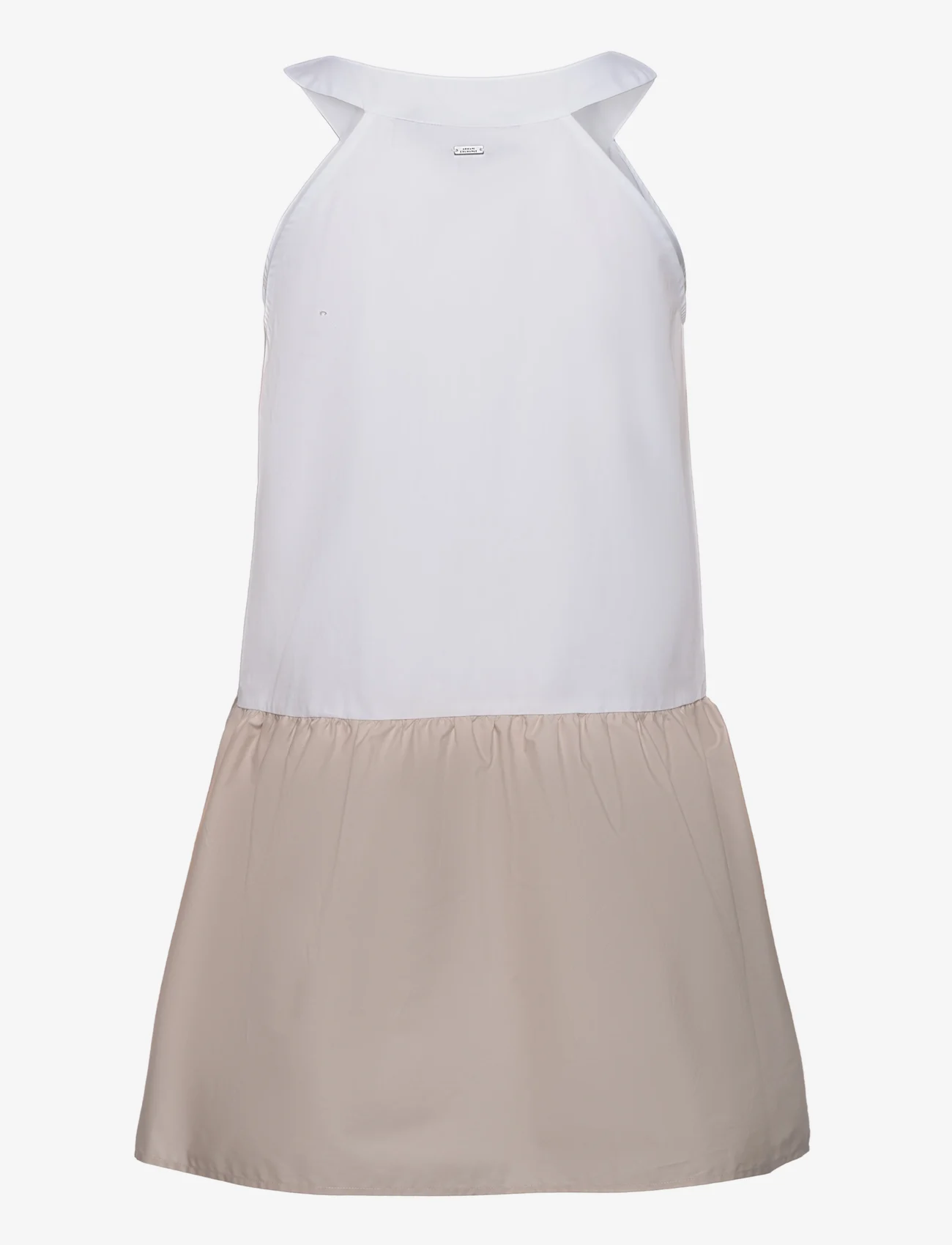 Armani Exchange - DRESS - summer dresses - 71ag-opt white/aura colbl - 1