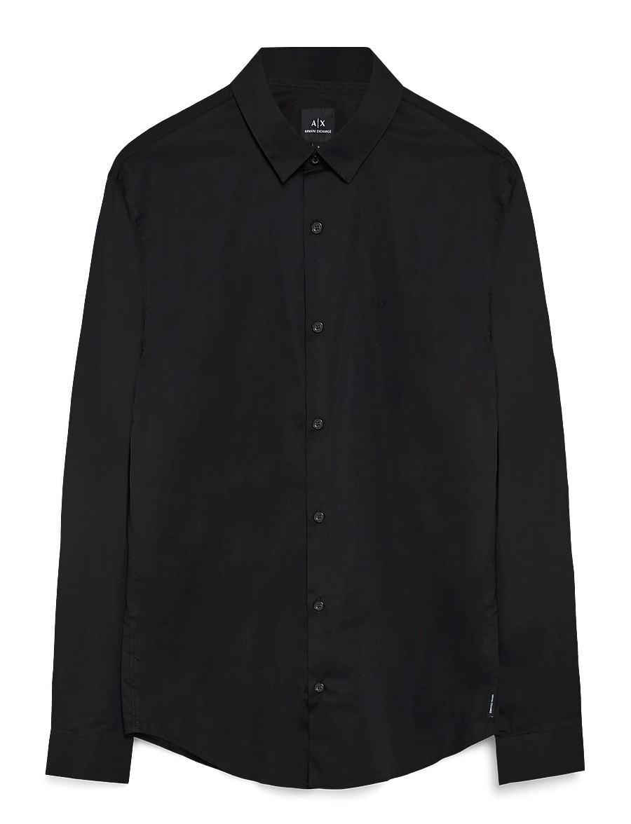 Armani Exchange - SHIRT - hemden - black - 1