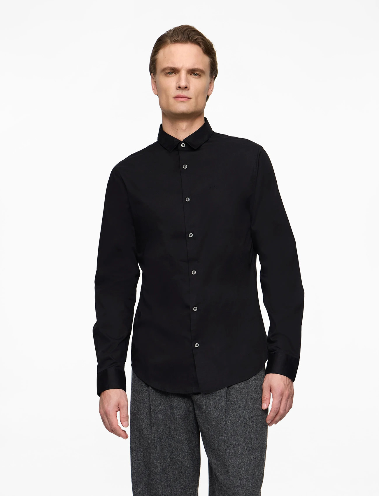 Armani Exchange - SHIRT - julklappar under 1000kr - black - 4