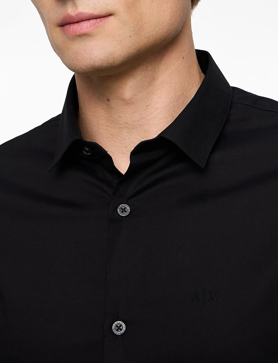 Armani Exchange - SHIRT - hemden - black - 5
