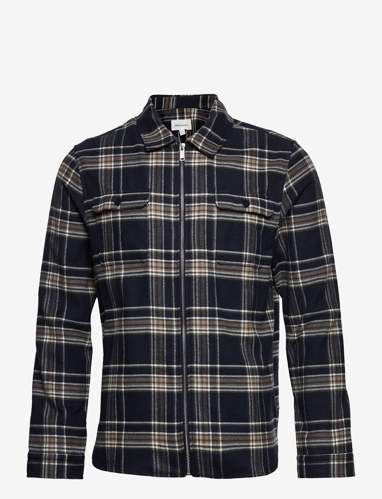 ARMEDANGELS - TAADE CHECK - depth navy - 0